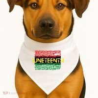 Juneteenth Shirt Black History USA-Made Doggie Bandana thumb 1