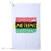 Juneteenth Shirt Black History Golf Towel thumb 0