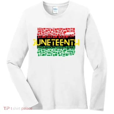 Juneteenth Shirt Black History Women's Long Sleeve Shirt