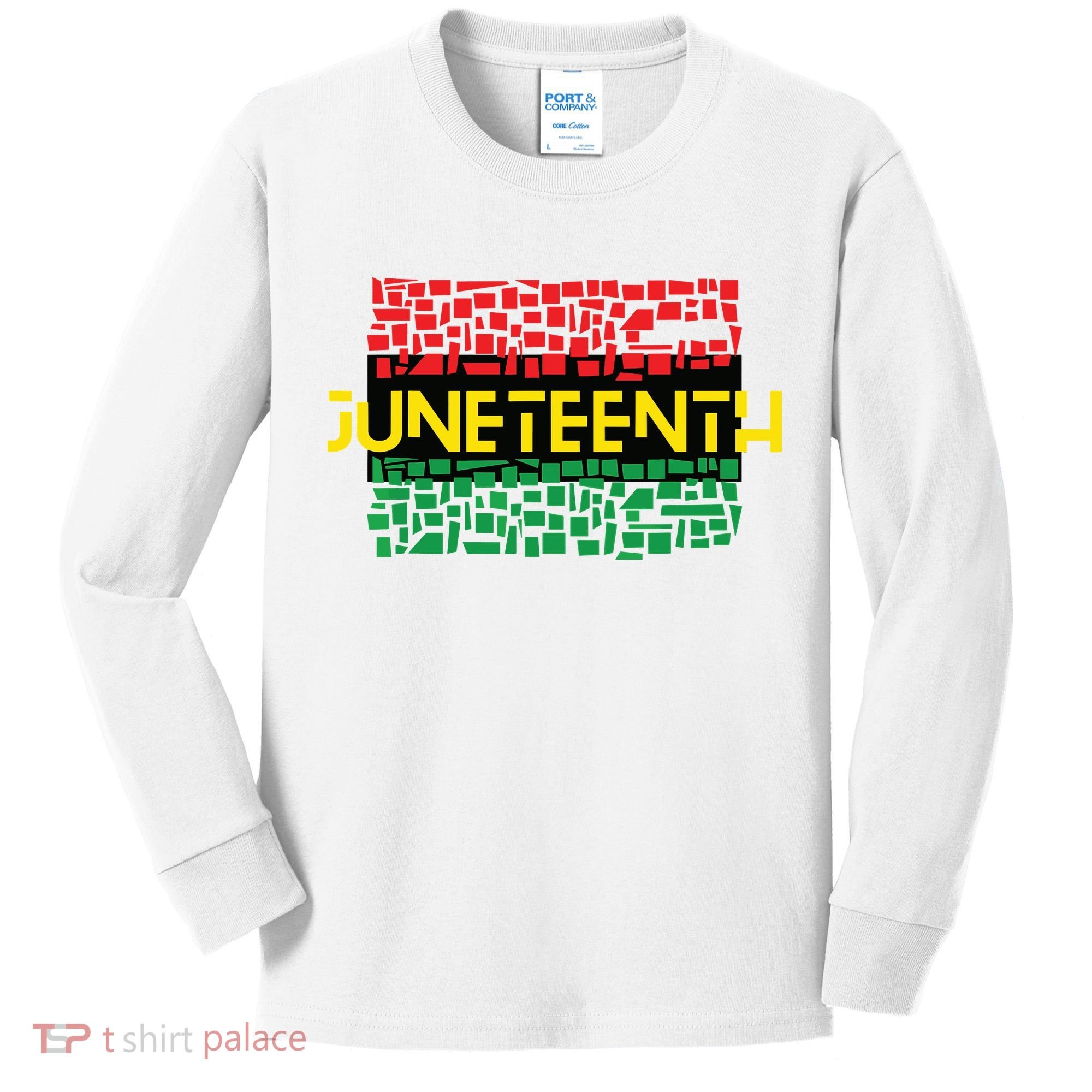 Juneteenth Shirt Black History Kids Long Sleeve Shirt