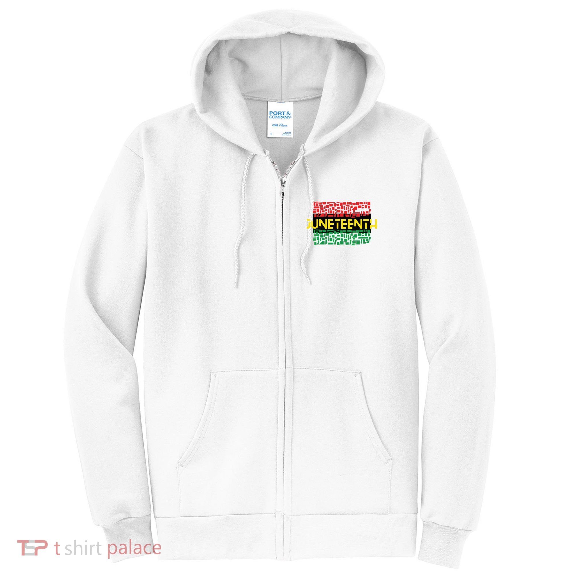 Juneteenth Shirt Black History Full Zip Hoodie