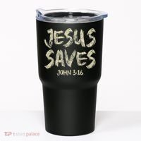 Jesus Saves Bible Funny Christian Jesus Lover Tumbler thumb 0