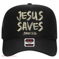 Jesus Saves Bible Funny Christian Jesus Lover Hat thumb 0