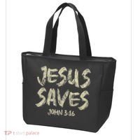 Jesus Saves Bible Funny Christian Jesus Lover Tote Bag thumb 3