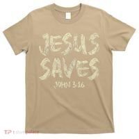 Jesus Saves Bible Funny Christian Jesus Lover T-Shirt thumb 0