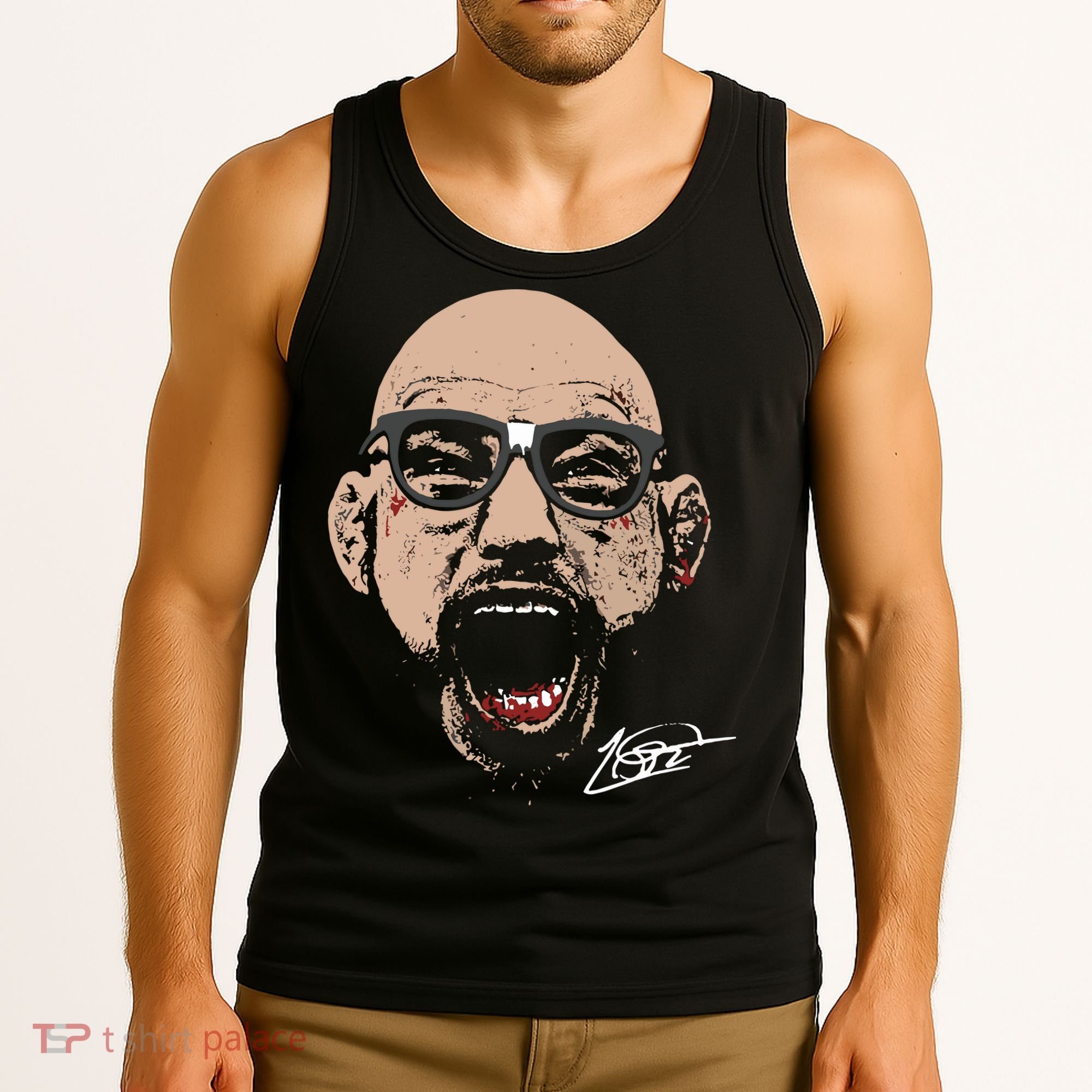 Jean Silva Big Face Tank Top