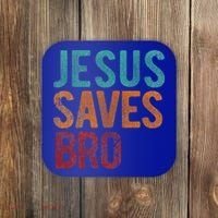Jesus Saves Bro Christian Religious Jesus Coaster thumb 0