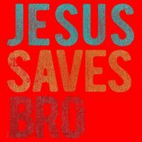 Jesus Saves Bro Christian Religious Jesus Santa Hat thumb 1