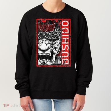 Japanese Samurai Bushido Oni Mask Women's Sweatshirt