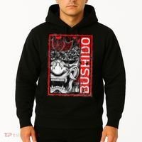 Japanese Samurai Bushido Oni Mask Hoodie thumb 2
