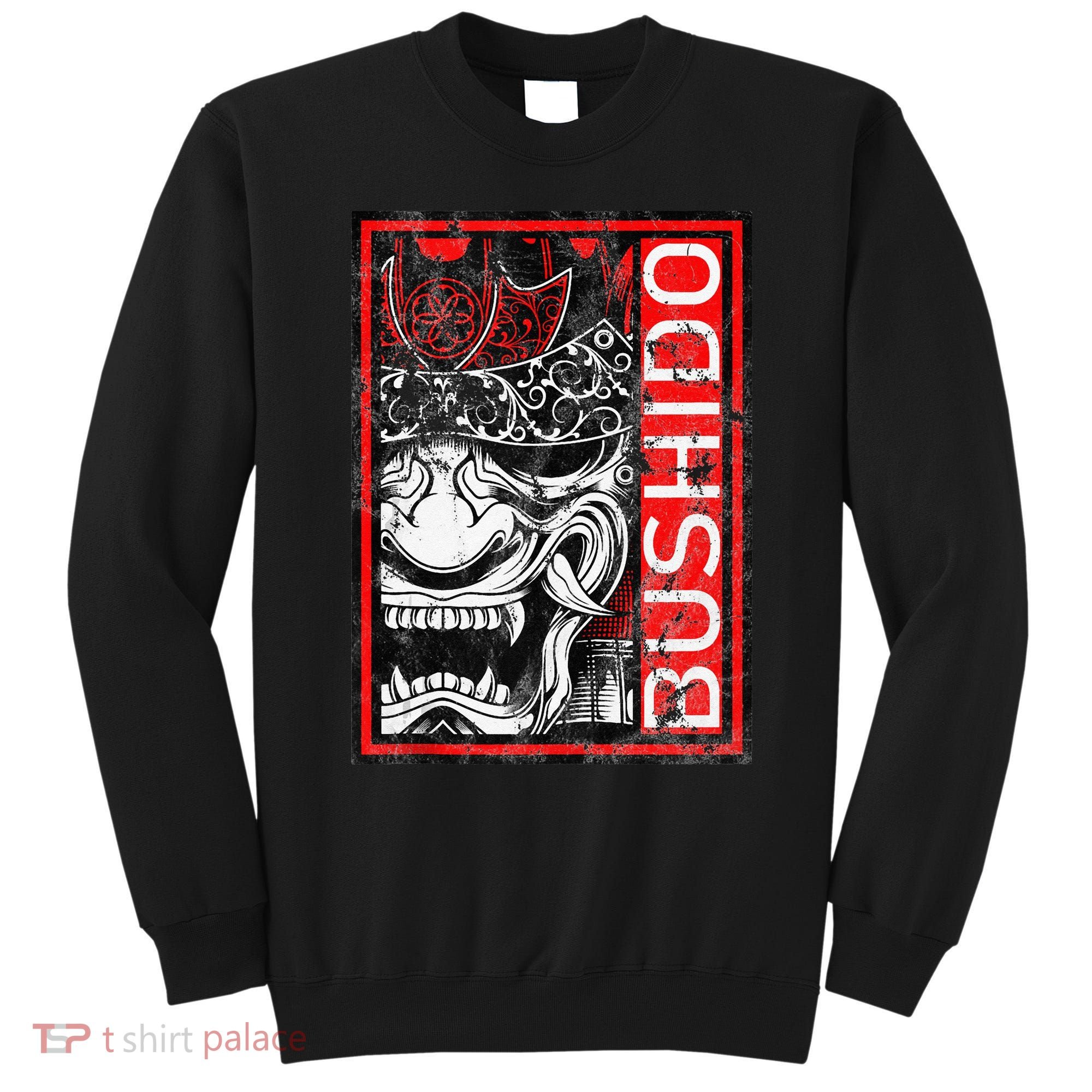 Japanese Samurai Bushido Oni Mask Sweatshirt