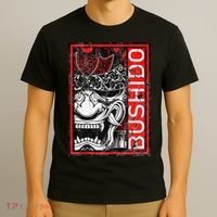 Japanese Samurai Bushido Oni Mask T-Shirt thumb 3