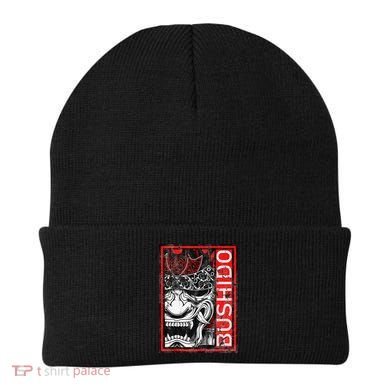 Japanese Samurai Bushido Oni Mask Beanie