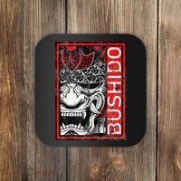 Japanese Samurai Bushido Oni Mask Coaster thumb 0