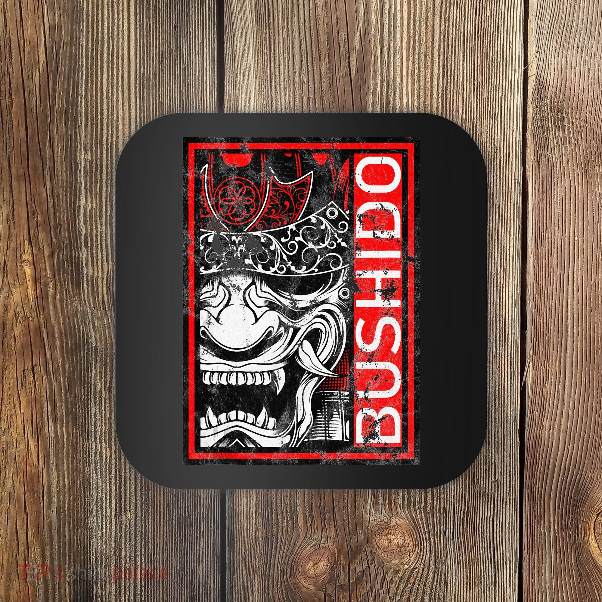 Japanese Samurai Bushido Oni Mask Coaster