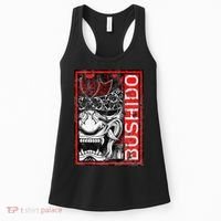Japanese Samurai Bushido Oni Mask Women's Tank Top thumb 0