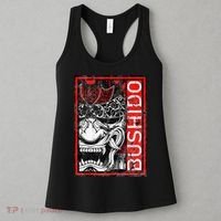 Japanese Samurai Bushido Oni Mask Women's Tank Top thumb 3