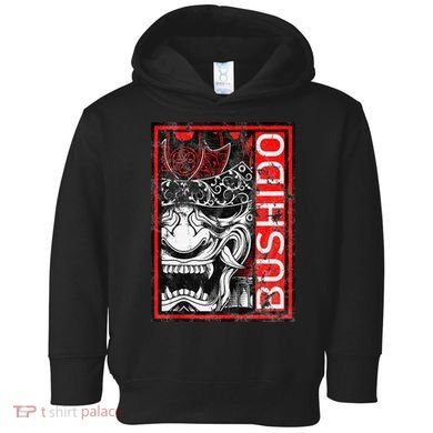 Japanese Samurai Bushido Oni Mask Toddler Hoodie