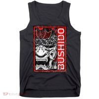 Japanese Samurai Bushido Oni Mask Tank Top thumb 0