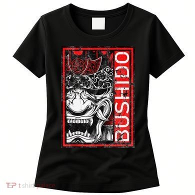 Japanese Samurai Bushido Oni Mask Women's T-Shirt