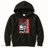 Japanese Samurai Bushido Oni Mask Kids Hoodie thumb 0