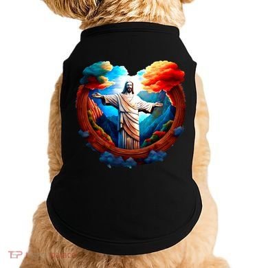 Jesus Surrounded By Nature Doggie Tank