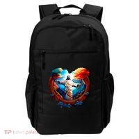 Jesus Surrounded By Nature Backpack thumb 0