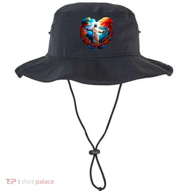 Jesus Surrounded By Nature Bucket Hat