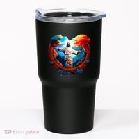 Jesus Surrounded By Nature Tumbler thumb 0