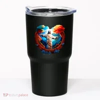 Jesus Surrounded By Nature Tumbler thumb 0
