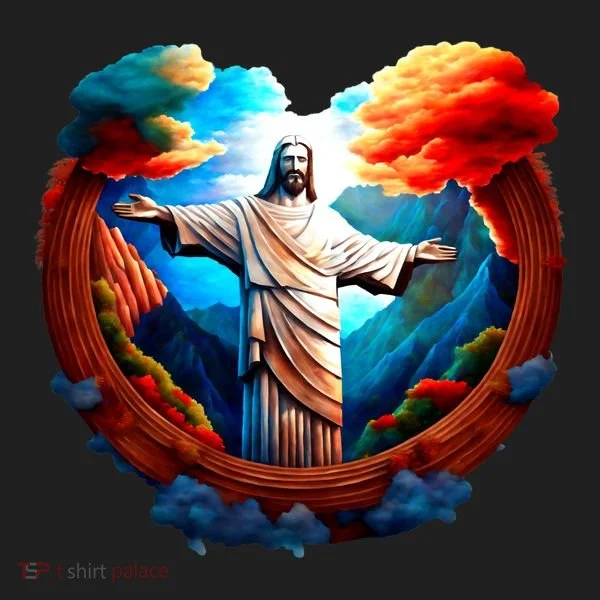 Jesus Surrounded By Nature Tumbler