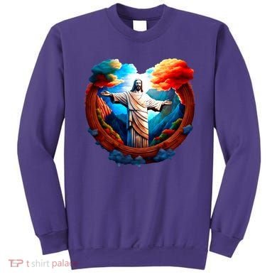 Jesus Surrounded By Nature Sweatshirt