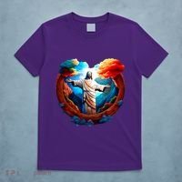 Jesus Surrounded By Nature T-Shirt thumb 5