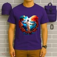 Jesus Surrounded By Nature T-Shirt thumb 6