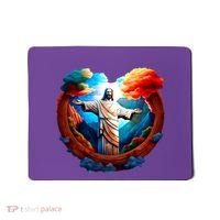 Jesus Surrounded By Nature Mousepad thumb 0