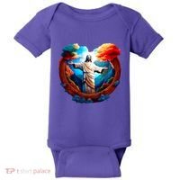 Jesus Surrounded By Nature Baby Bodysuit thumb 0