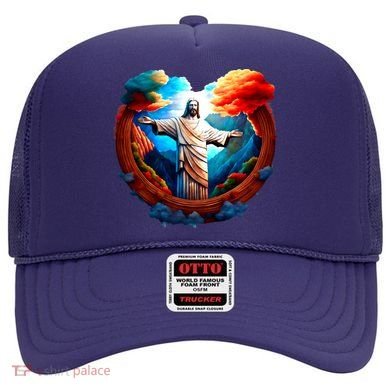 Jesus Surrounded By Nature Hat