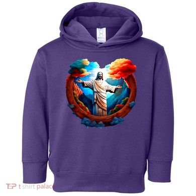 Jesus Surrounded By Nature Toddler Hoodie