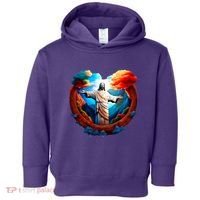 Jesus Surrounded By Nature Toddler Hoodie thumb 0