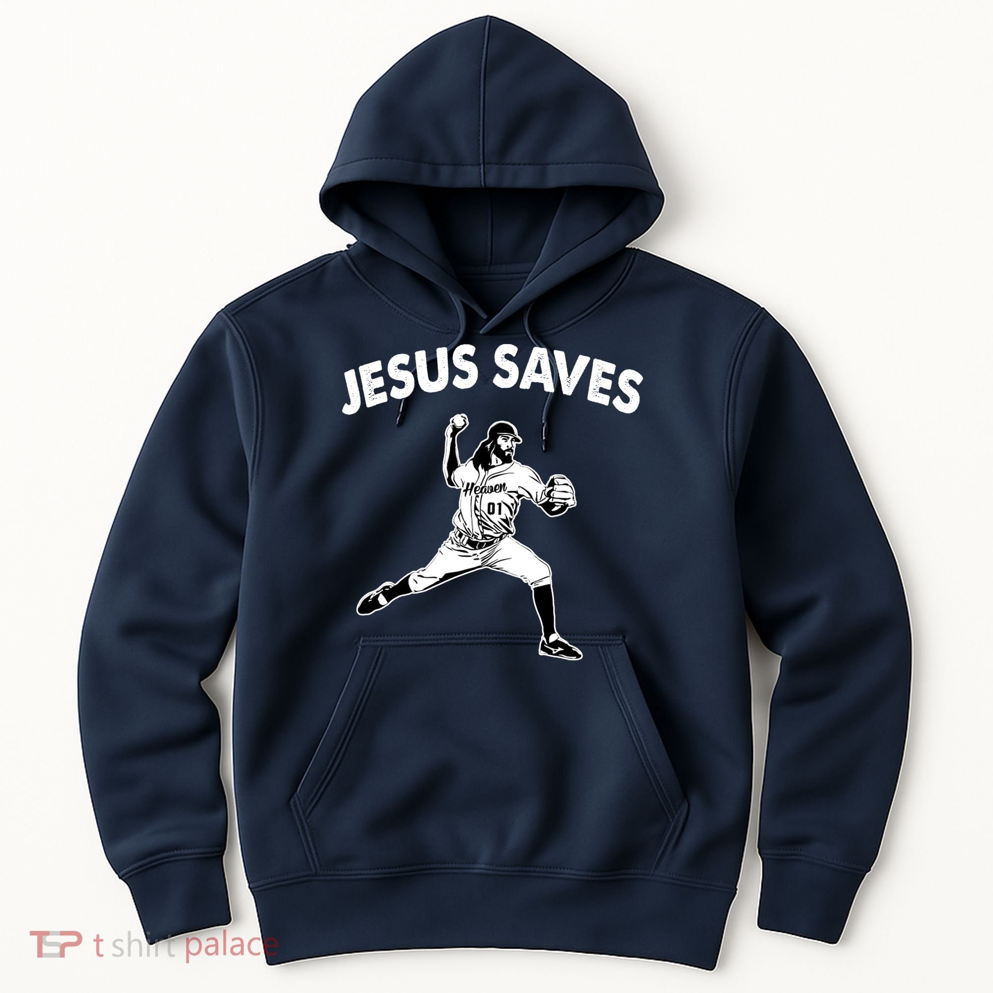 Jesus Saves Baseball Team Heaven Hoodie