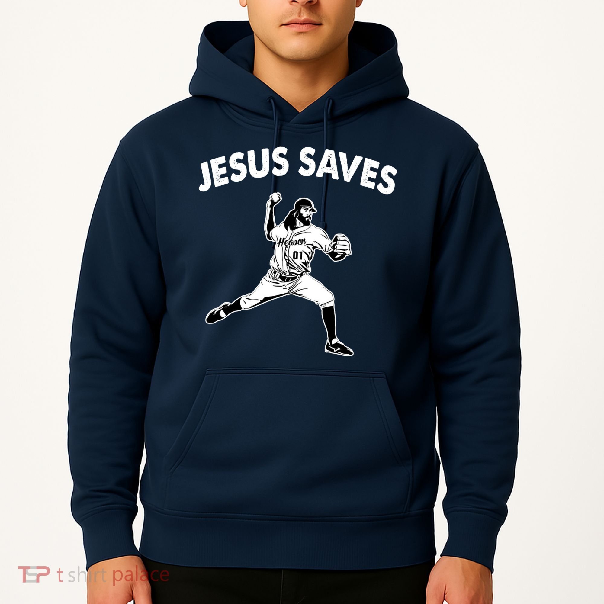 Jesus Saves Baseball Team Heaven Hoodie