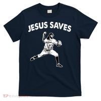 Jesus Saves Baseball Team Heaven T-Shirt thumb 0