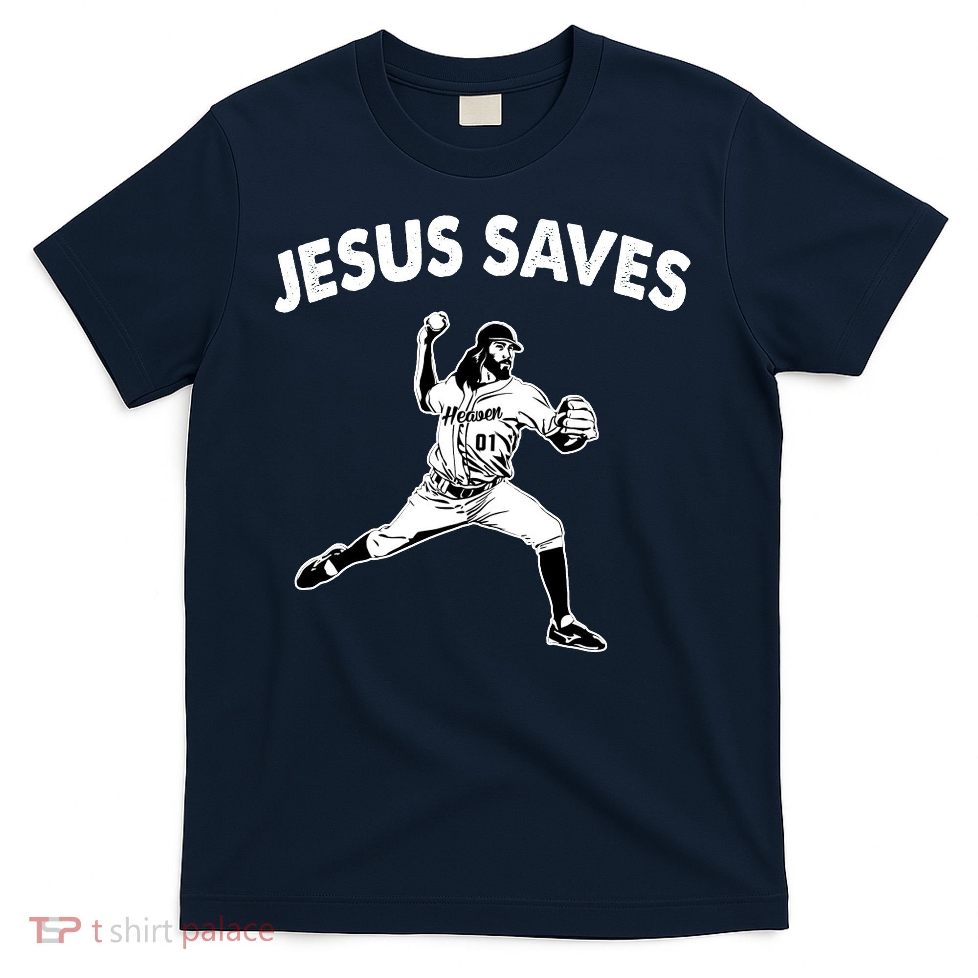 Jesus Saves Baseball Team Heaven T-Shirt