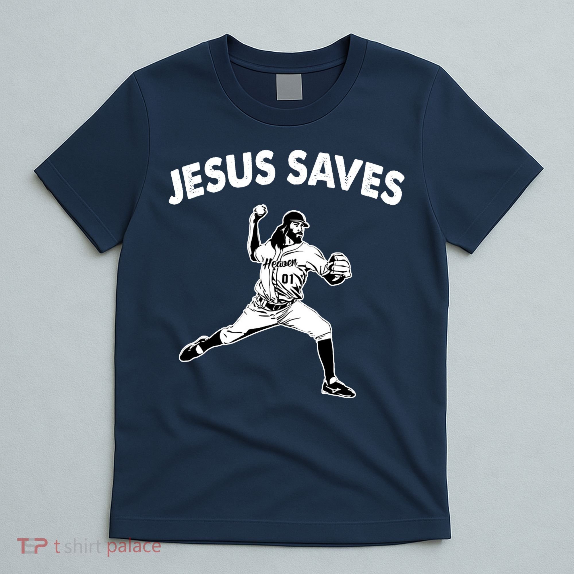 Jesus Saves Baseball Team Heaven T-Shirt