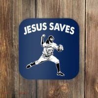Jesus Saves Baseball Team Heaven Coaster thumb 0