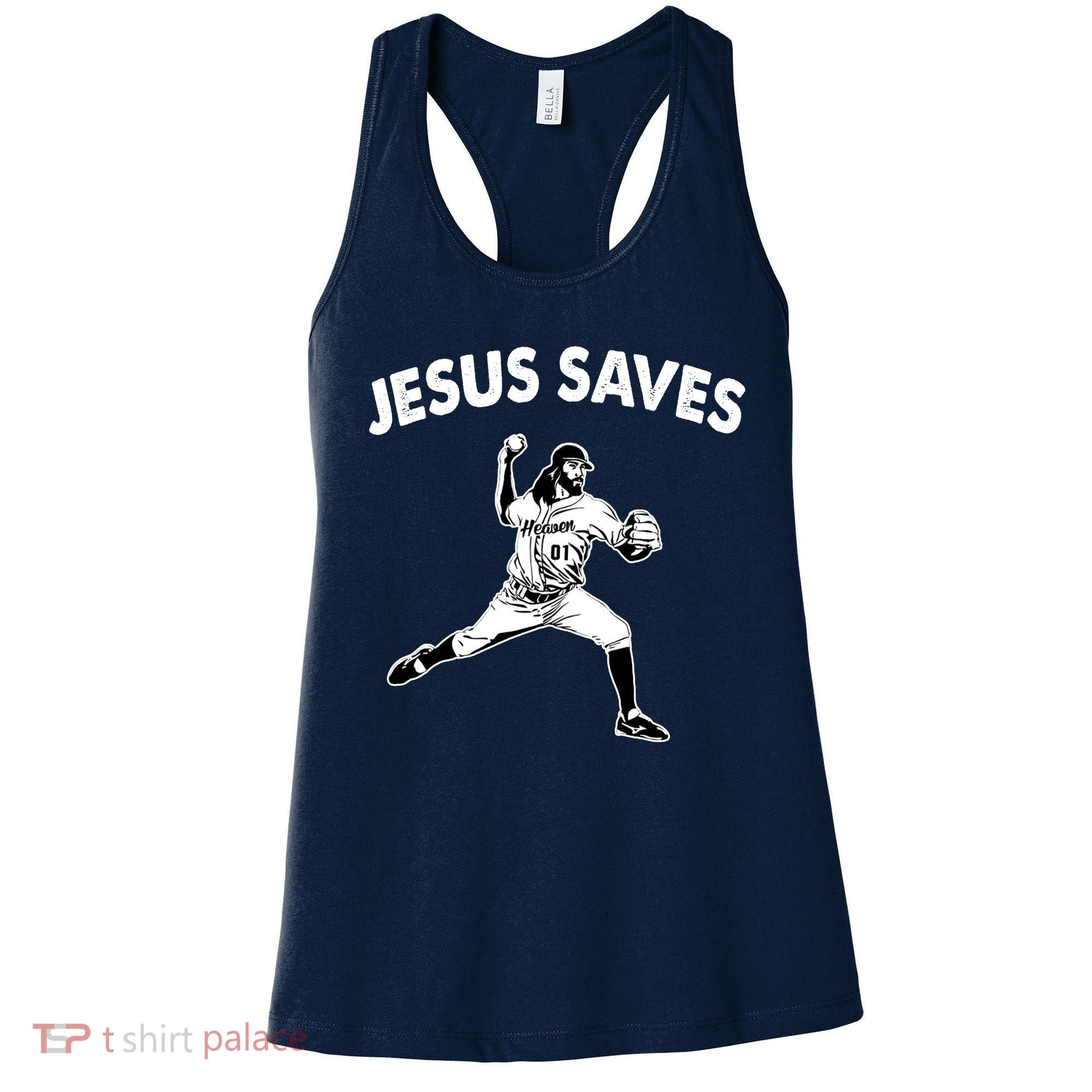 Jesus Saves Baseball Team Heaven Women's Tank Top