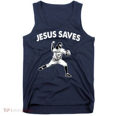 Jesus Saves Baseball Team Heaven Tank Top