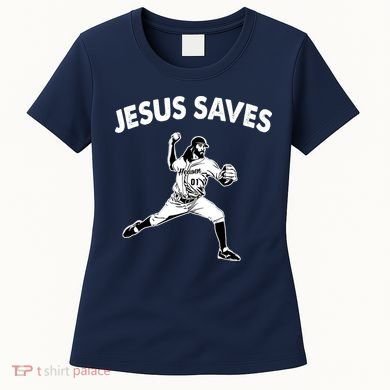 Jesus Saves Baseball Team Heaven Women's T-Shirt