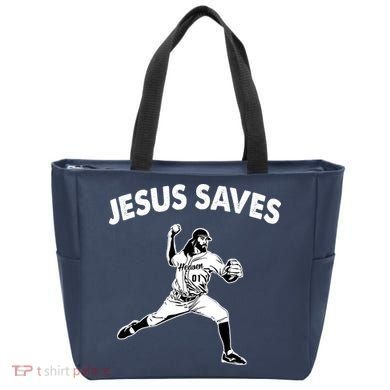 Jesus Saves Baseball Team Heaven Tote Bag