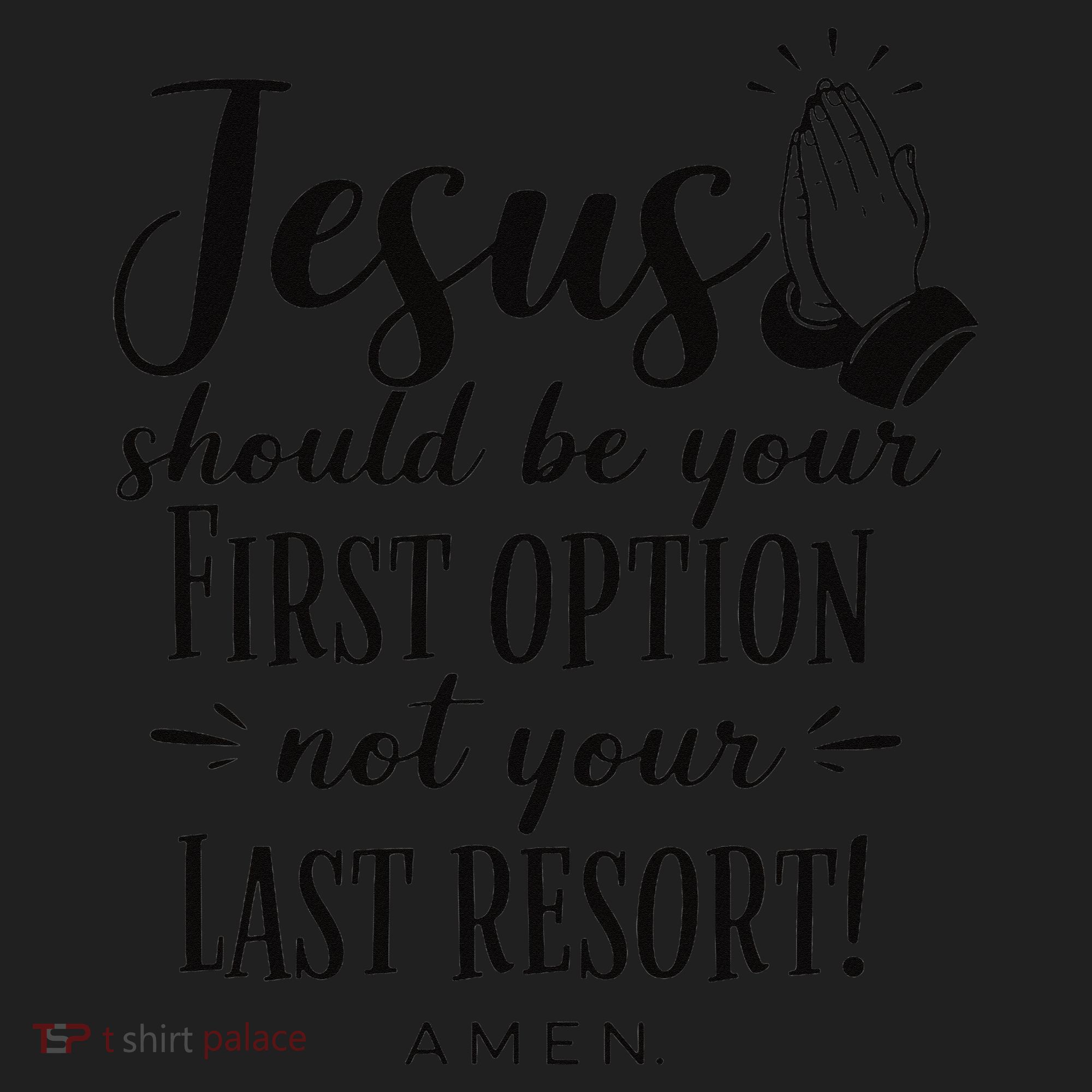 Jesus Should Be Your First Option Not Your Last Resort Women's Sweatshirt
